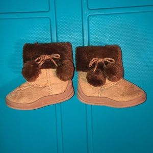 Tana and brown boots